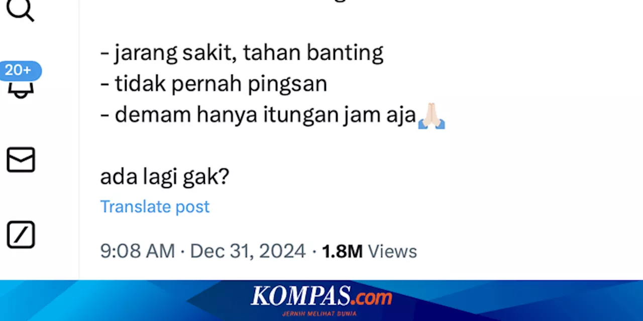 Pemilik Golongan Darah O Diklaim Jarang Sakit dan Tak Pernah Pingsan, Benarkah?