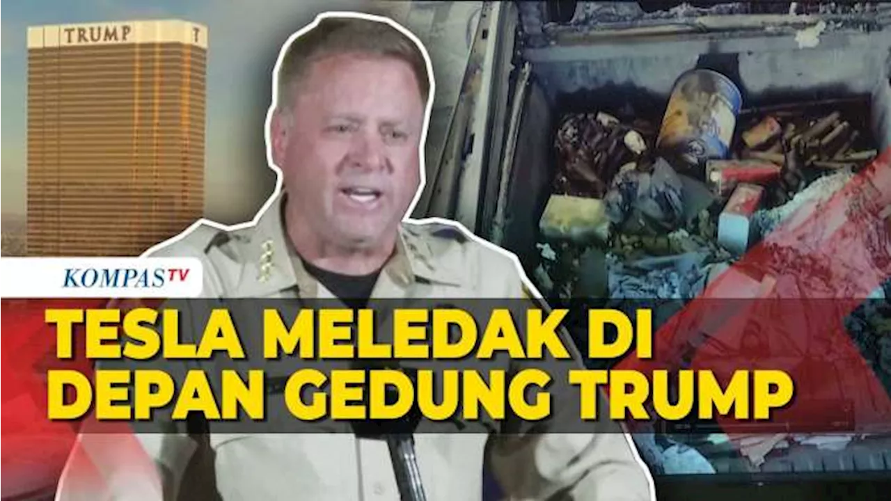 Ledakan Truk Cybertruck di Depan Hotel Trump Las Vegas Tewaskan Satu Orang