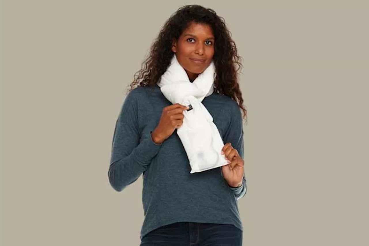 This $33 scarf is like a heated blanket around your neck