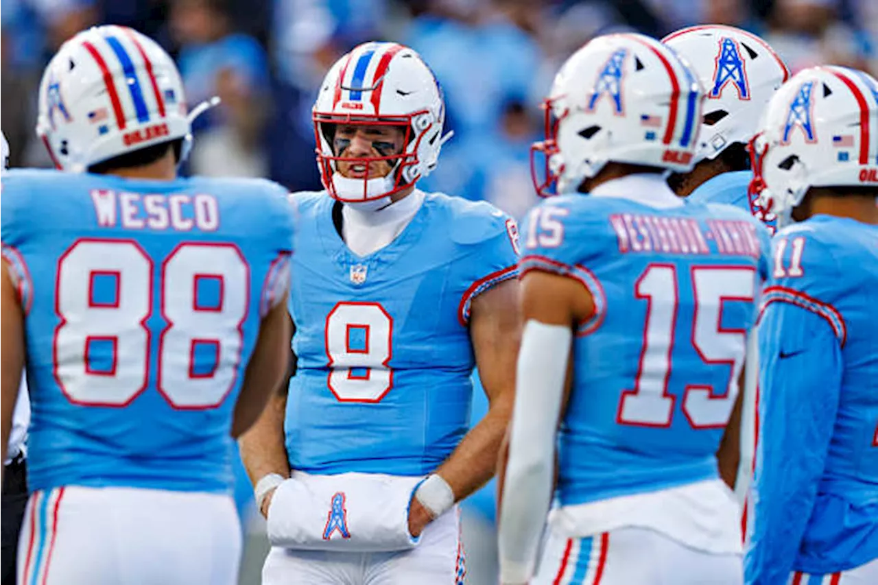 Titans to Wear Oilers Throwback Uniforms in Regular Season Finale vs. Texans