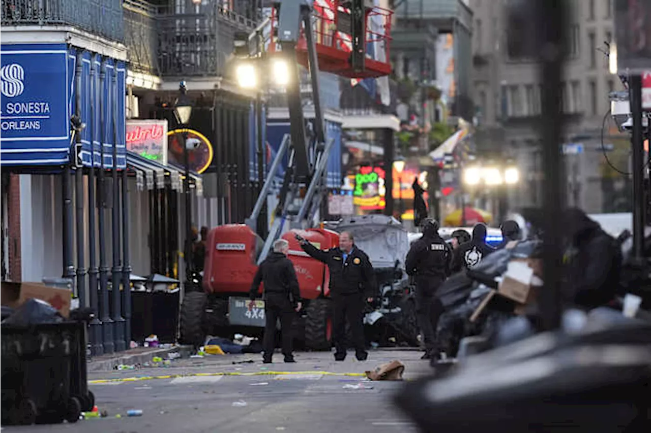 Vehicle Crashes into Crowd on New Orleans' Bourbon Street