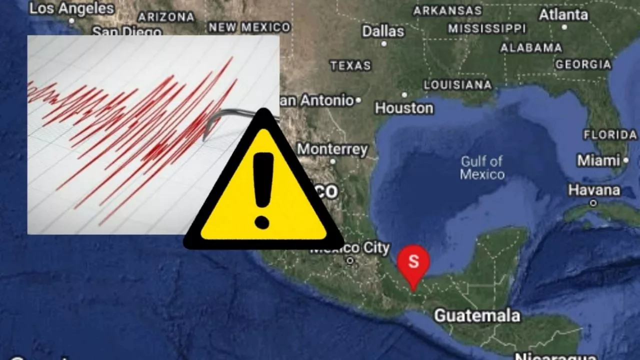 Temblor sacude a Veracruz hoy 2 de enero; epicentro al sur fue con magnitud de 5