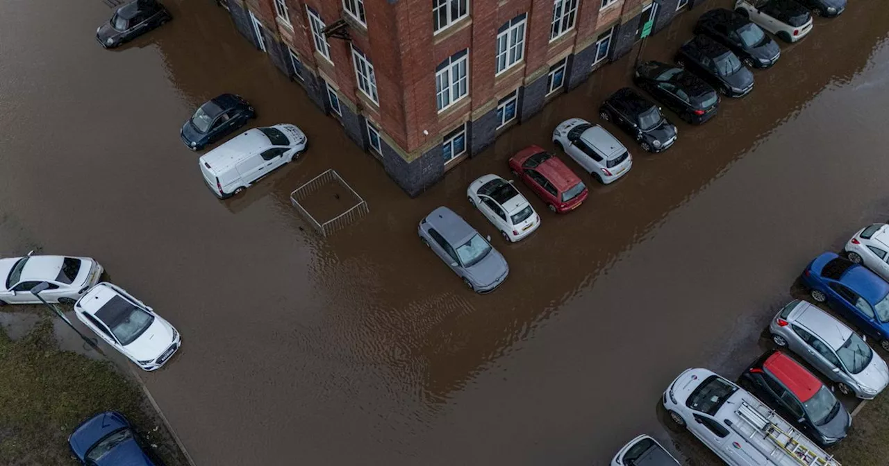 Resident Trapped in Flooded Apartment Building as UK Rings in 2025