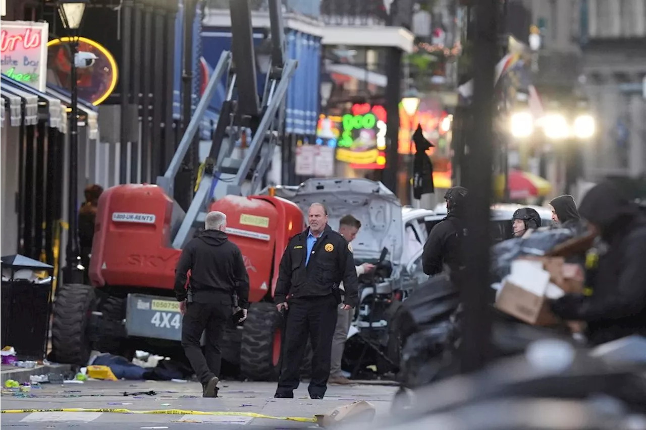 Driver rams truck onto New Orleans revelers, 15 dead