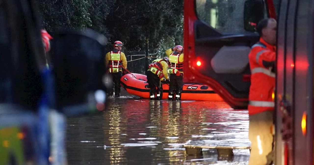 Mountain Rescue Teams Help Save Hundreds From Floods on New Year's Day