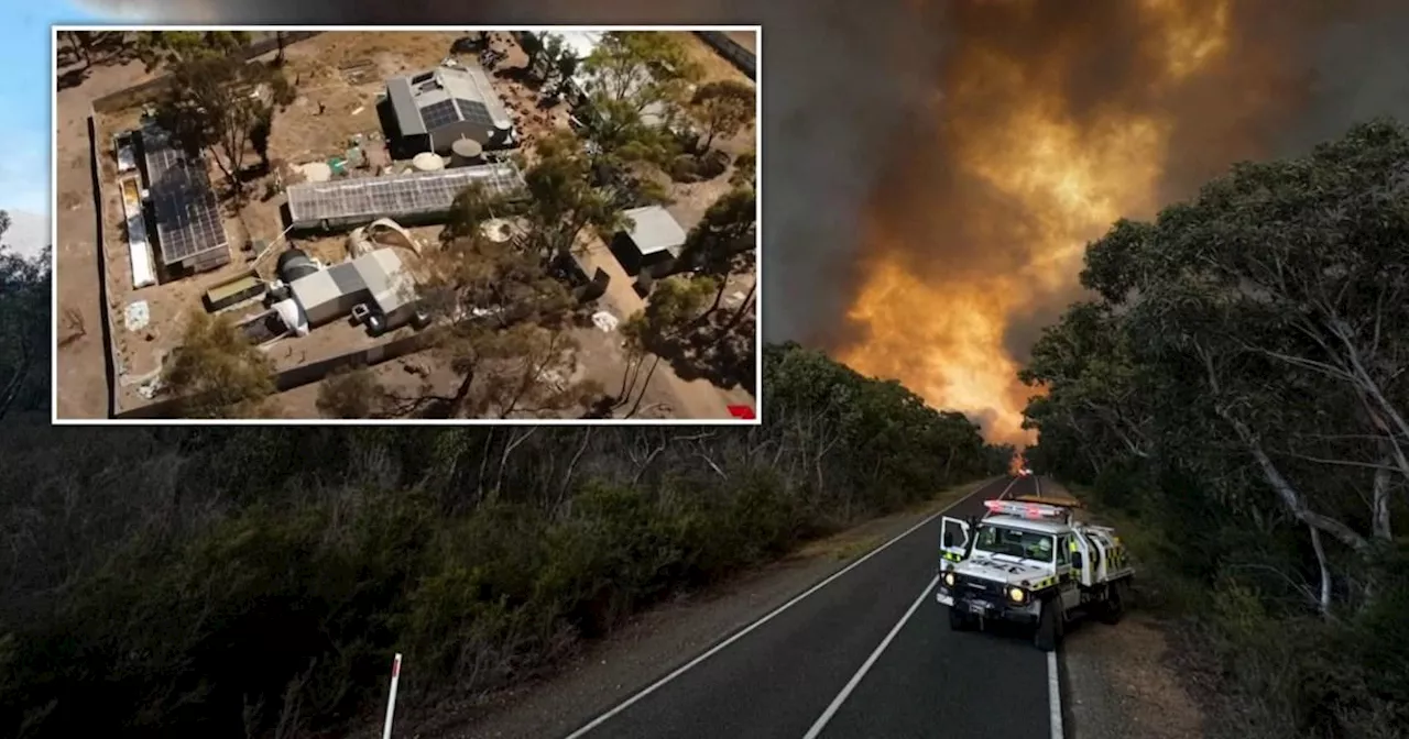 Wanted Man Caught Fleeing Wildfire with Cannabis