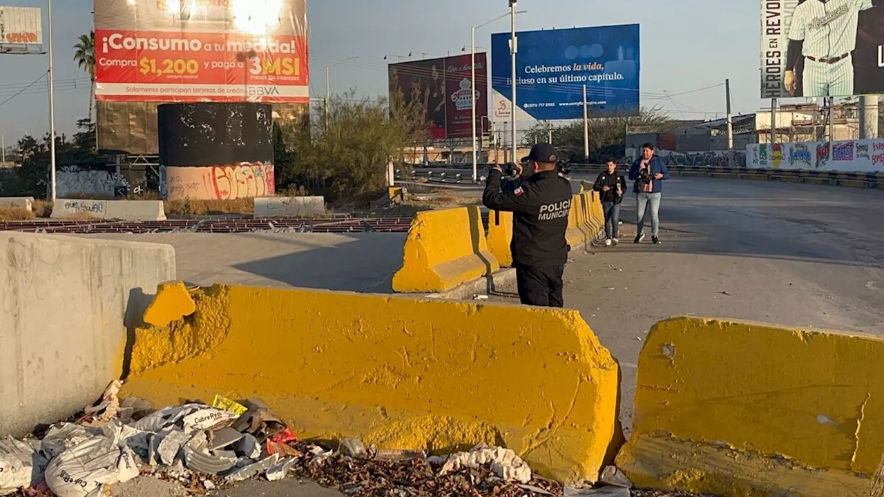 Colapsa estructura y se derrumba estación del Metrobús en Torreón