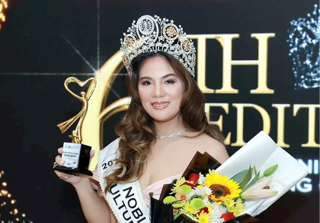 Former Miss Earth, Veteran Actress Crowned in Respect: Noble Queen of the Universe 2024