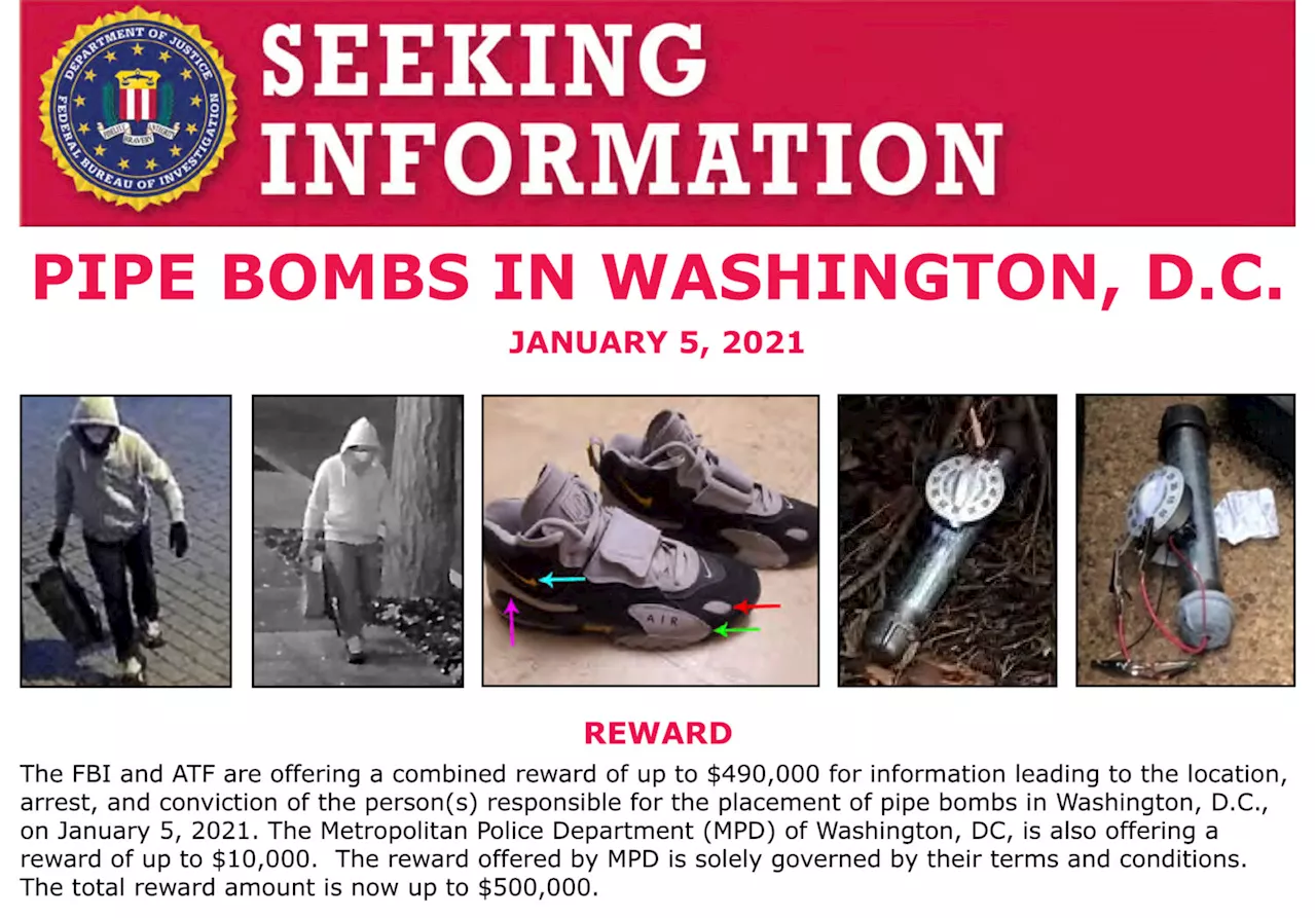 FBI Releases Video in Bid to Solve Capitol Riot Eve Pipe Bomb Mystery