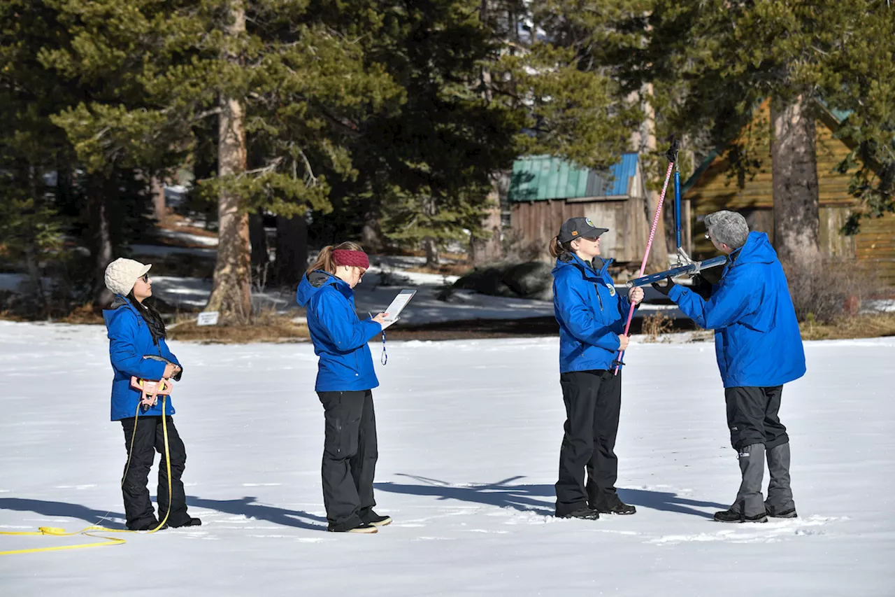 California Snowpack at Average Levels for January