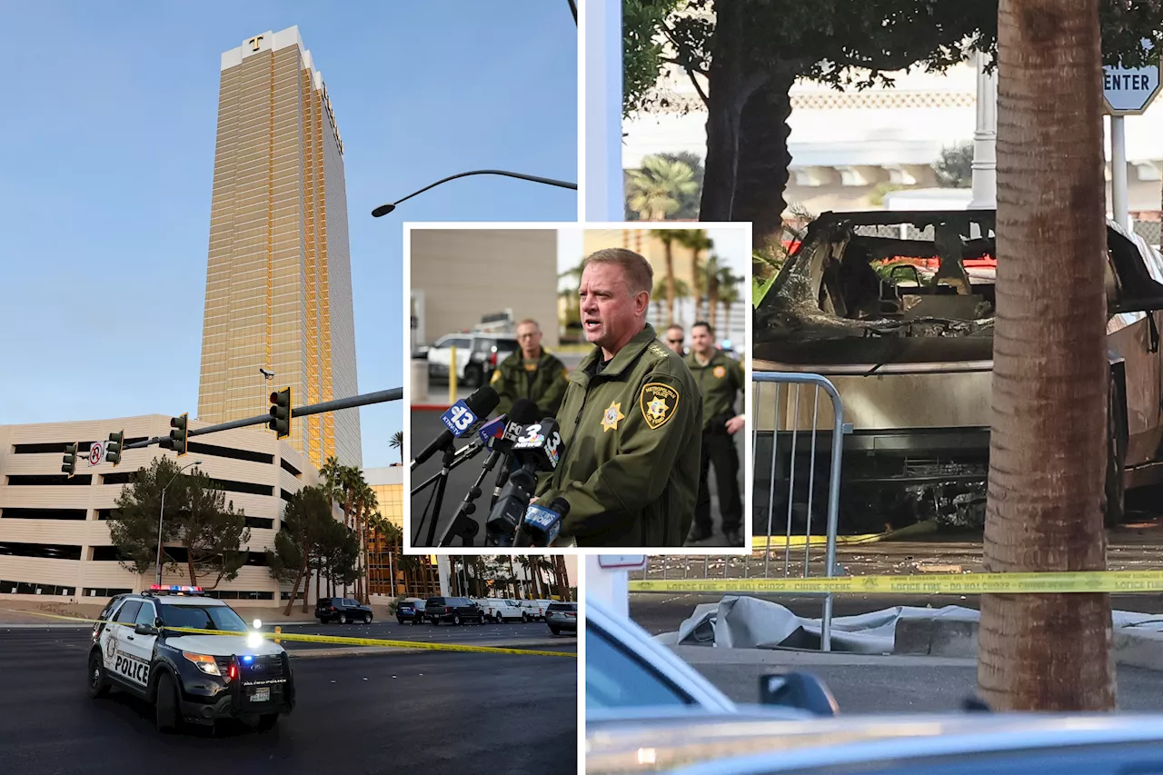 Suspect Name May Be Released in Las Vegas Tesla Explosion Near Trump Hotel