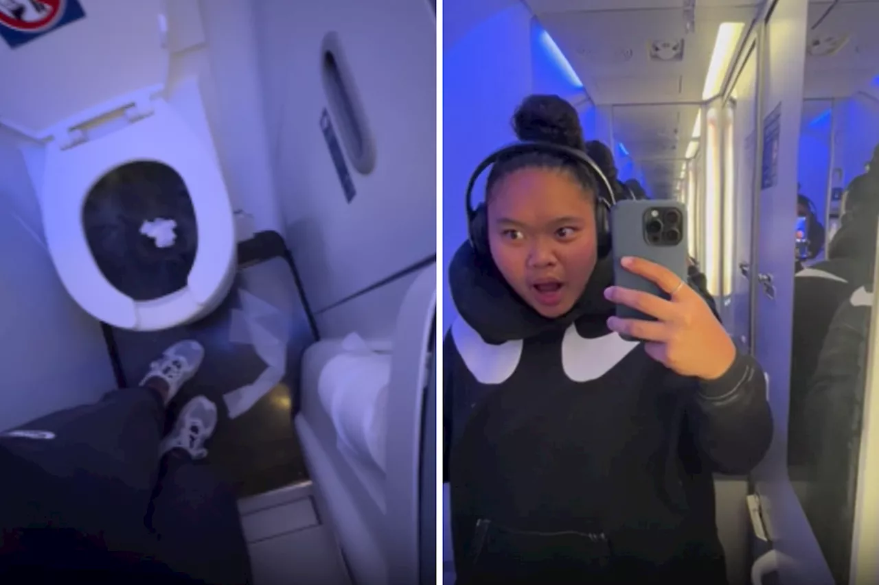 Woman's TikTok Video Shows Powerful Suction of Airplane Toilets