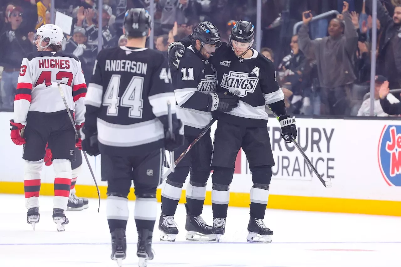 Kings Blank Devils 3-0 for Third Straight Win