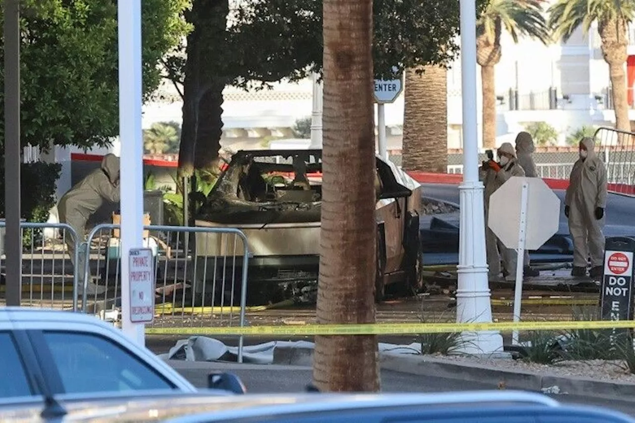 Explosion d'un Tesla Cybertruck devant l'hôtel Trump à Las Vegas