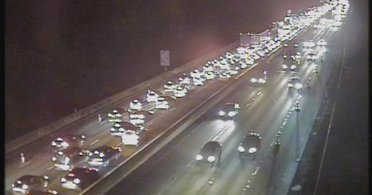 Two-car crash caused rush hour delays on M1 near junction 29 for Chesterfield