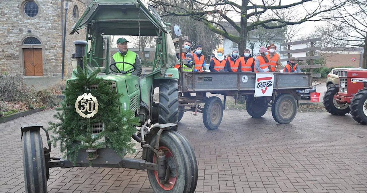 CVJM sammelt ausgediente Weihnachtsbäume