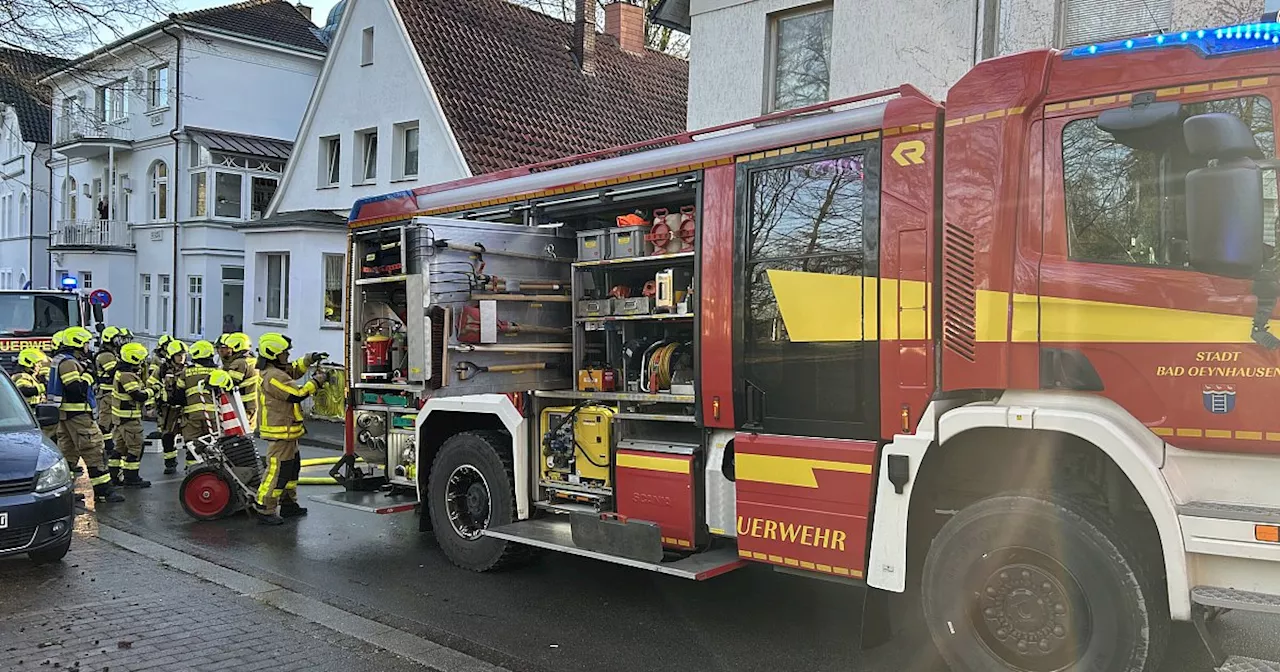 Wohnhausbrand in Bad Oeynhausen