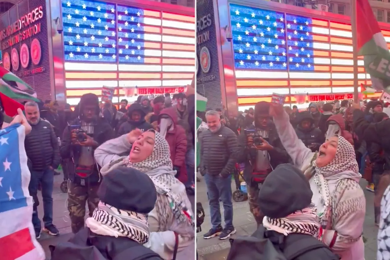 Anti-Israel Protest in Times Square Echoes New Orleans Terror Attack