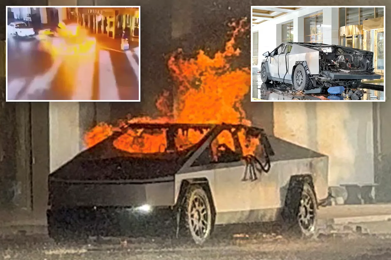 Driver of Tesla Cybertruck killed in explosion outside Trump Las Vegas hotel ID’d as Army vet Matthew Livelsberger