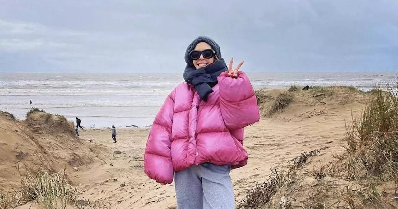 Fans are obsessed with Stacey Dooley's 'Barbie' look in a pink duvet jacket