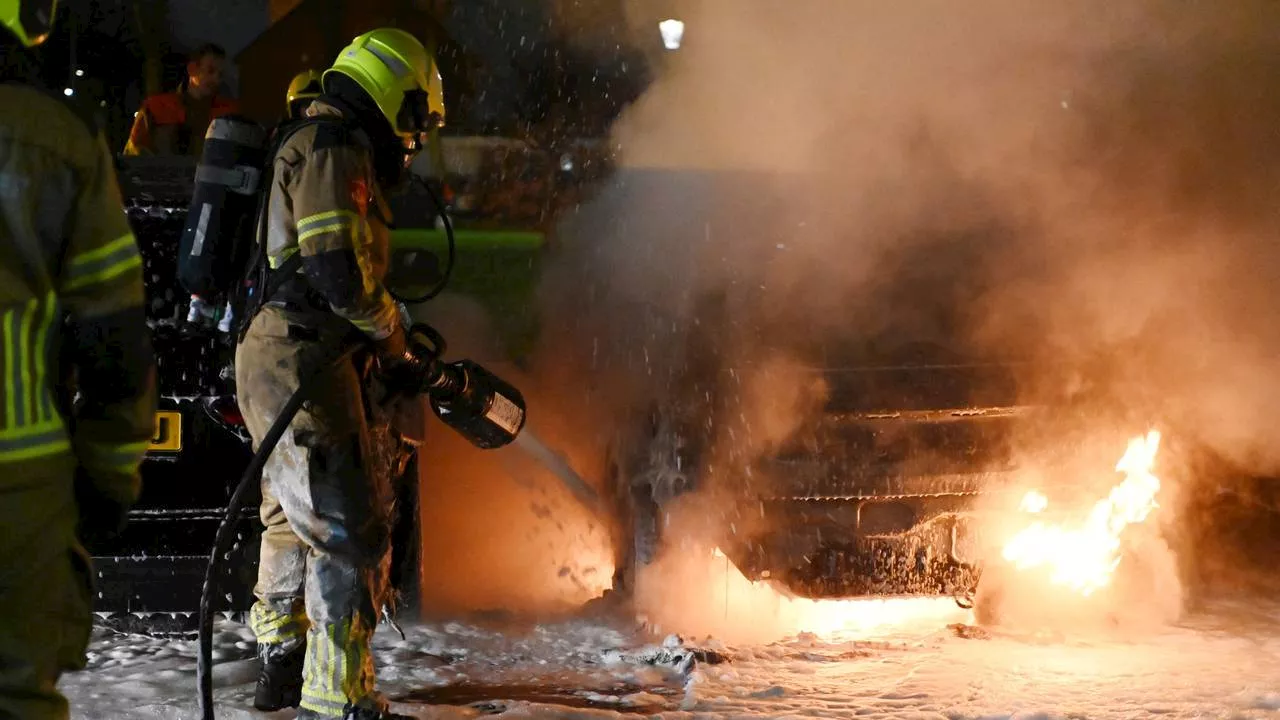 Auto's in brand in Breda, Eindhoven en Tilburg