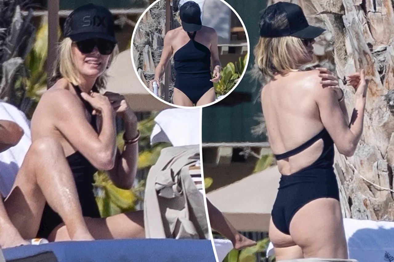 Charlize Theron Shows Off Bikini Body With Mom and Daughter in Mexico