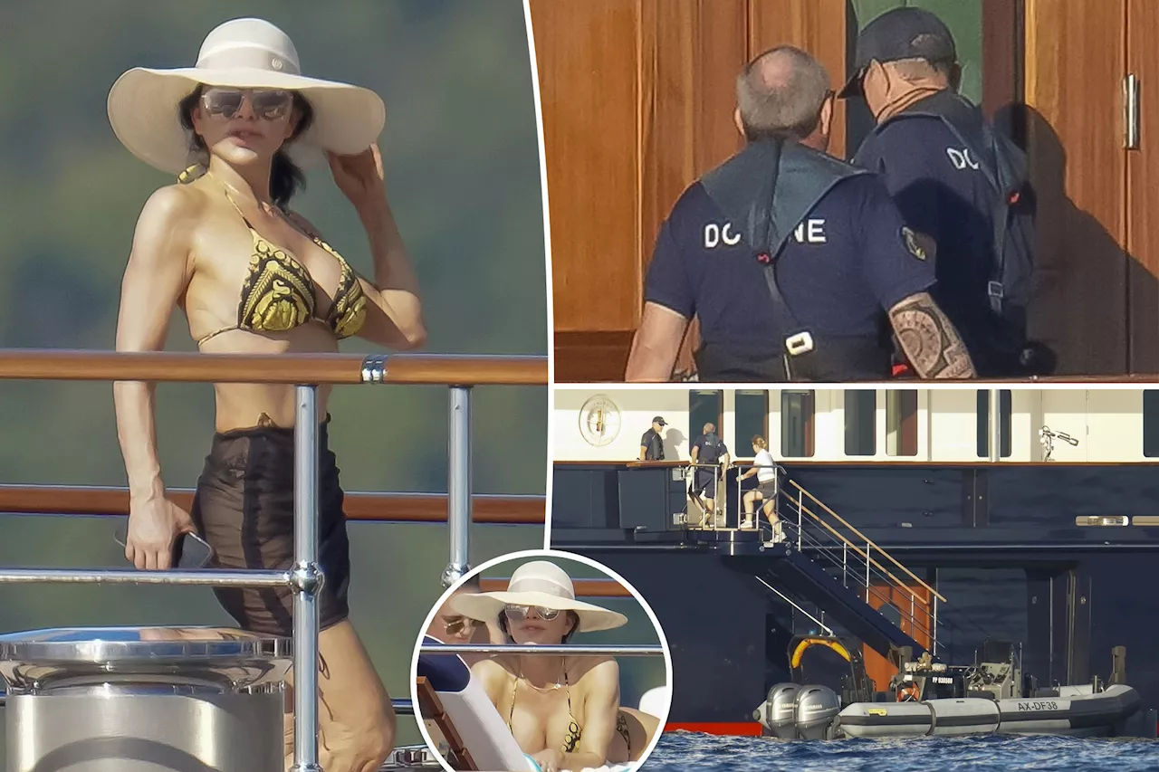 Customs Officers Board Girlfriend of Jeff Bezos' Yacht for Routine Inspection