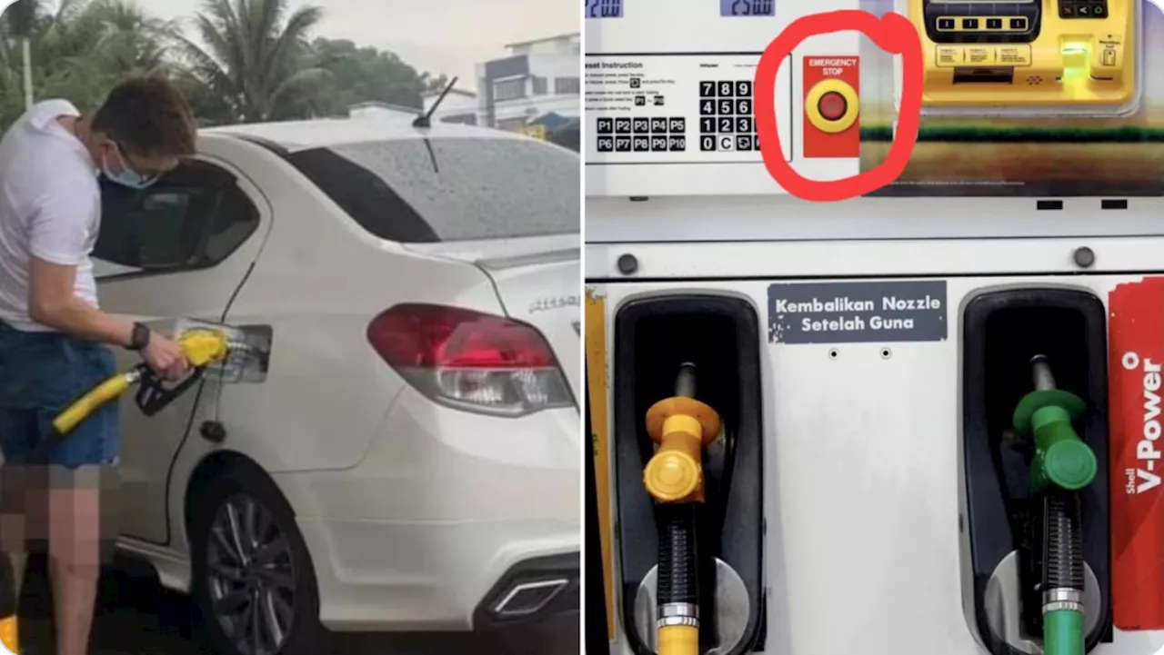 Don't Press the Fuel Pump's E-Stop Button on Singaporean Cars Using RON 95