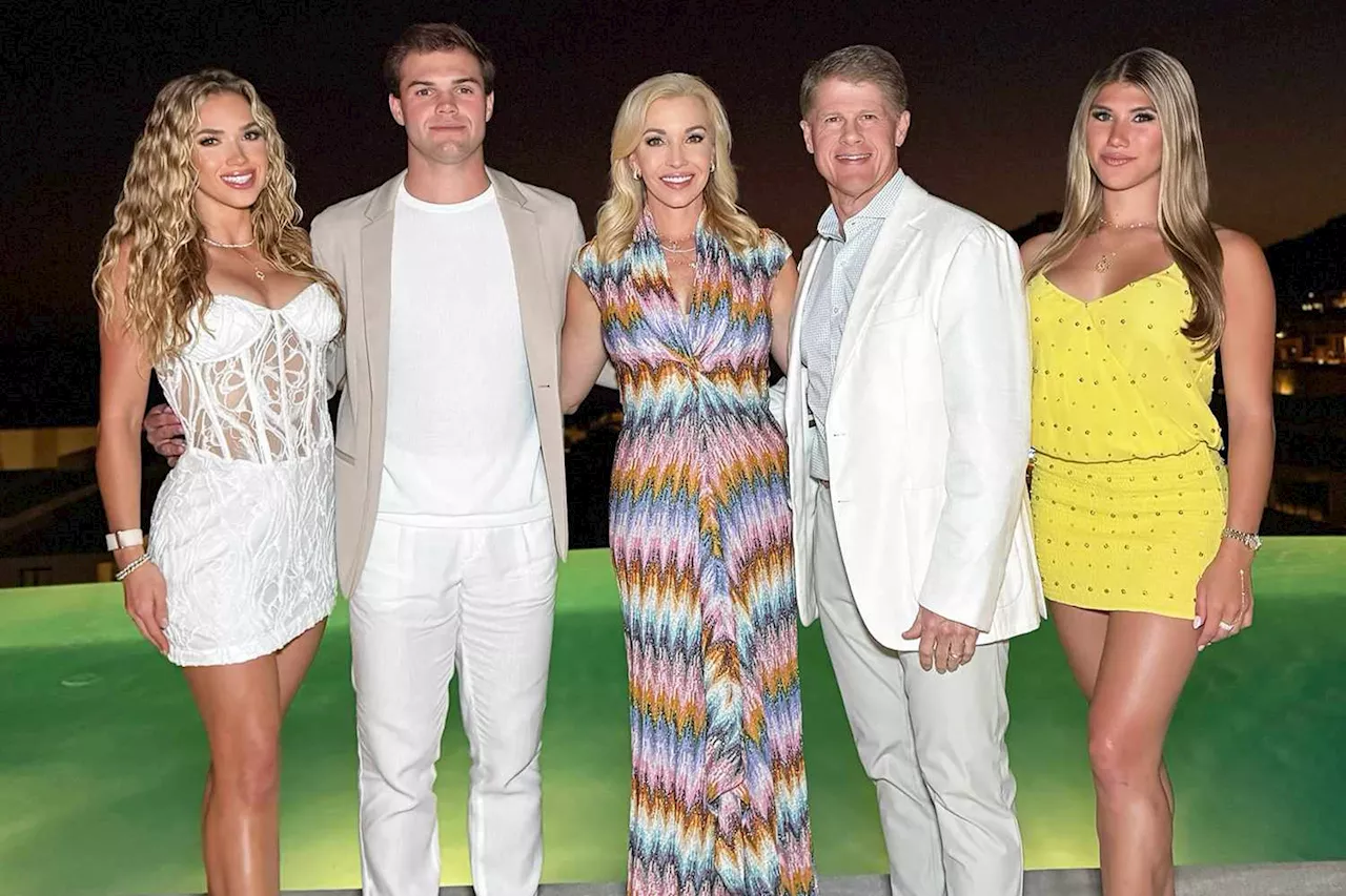 Chiefs Owner Clark Hunt, Wife Tavia and Their 3 Lookalike Kids Ditch the Red for Beachy New Year's Eve Looks