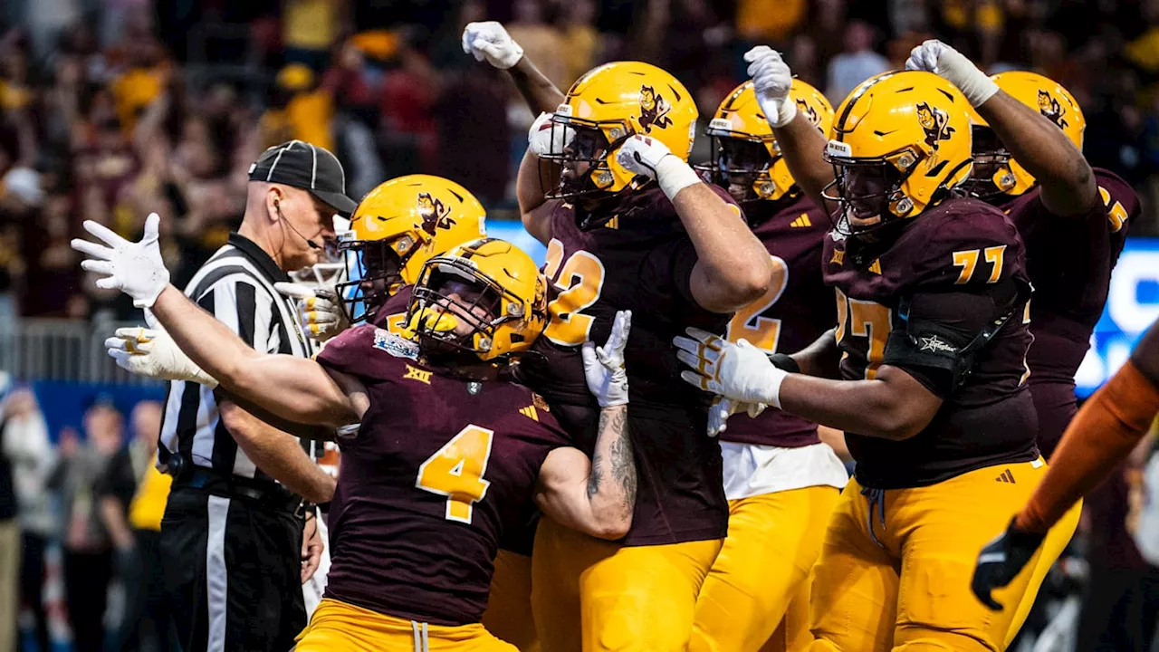 Sun Devils RB Cam Skattebo Calls Audible for Touchdown, Shines in Peach Bowl