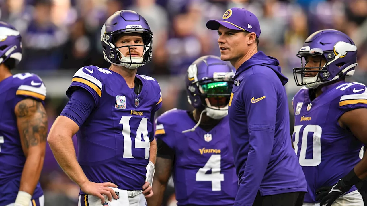 Vikings Coach O'Connell Showers Darnold with Praise for Remarkable Season