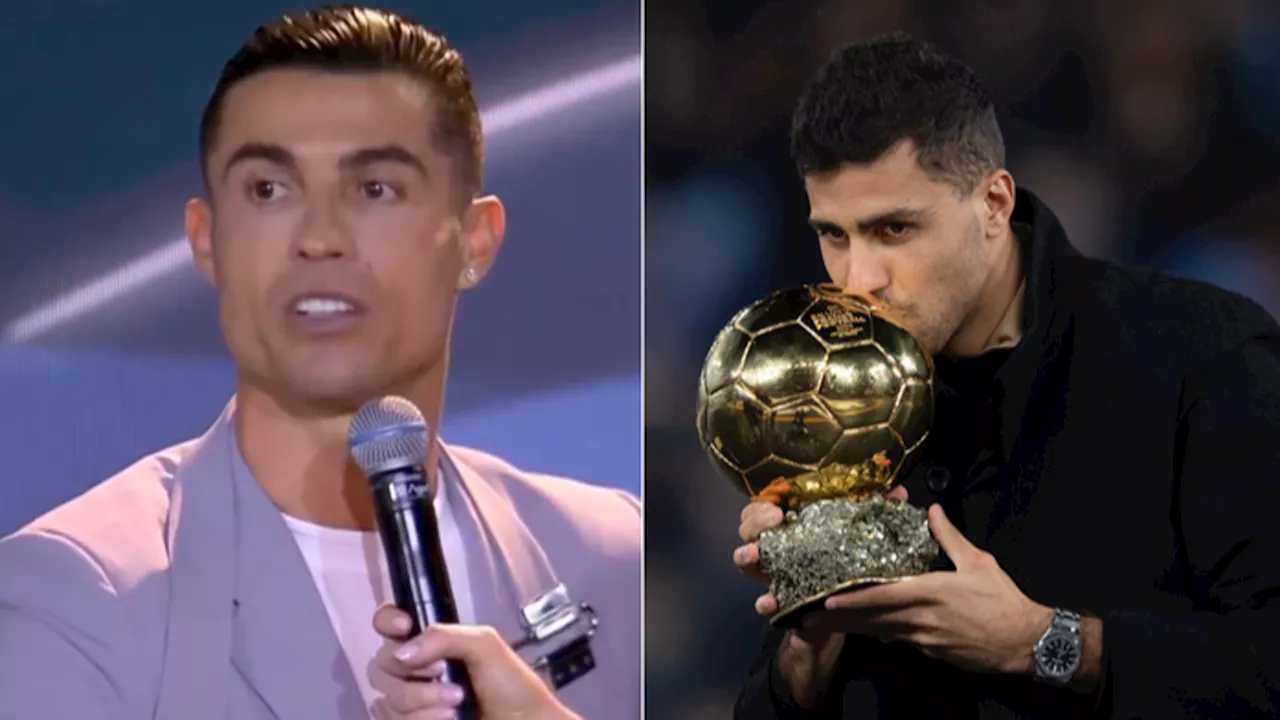 Rodri Responds to Ronaldo's Ballon d'Or Criticism