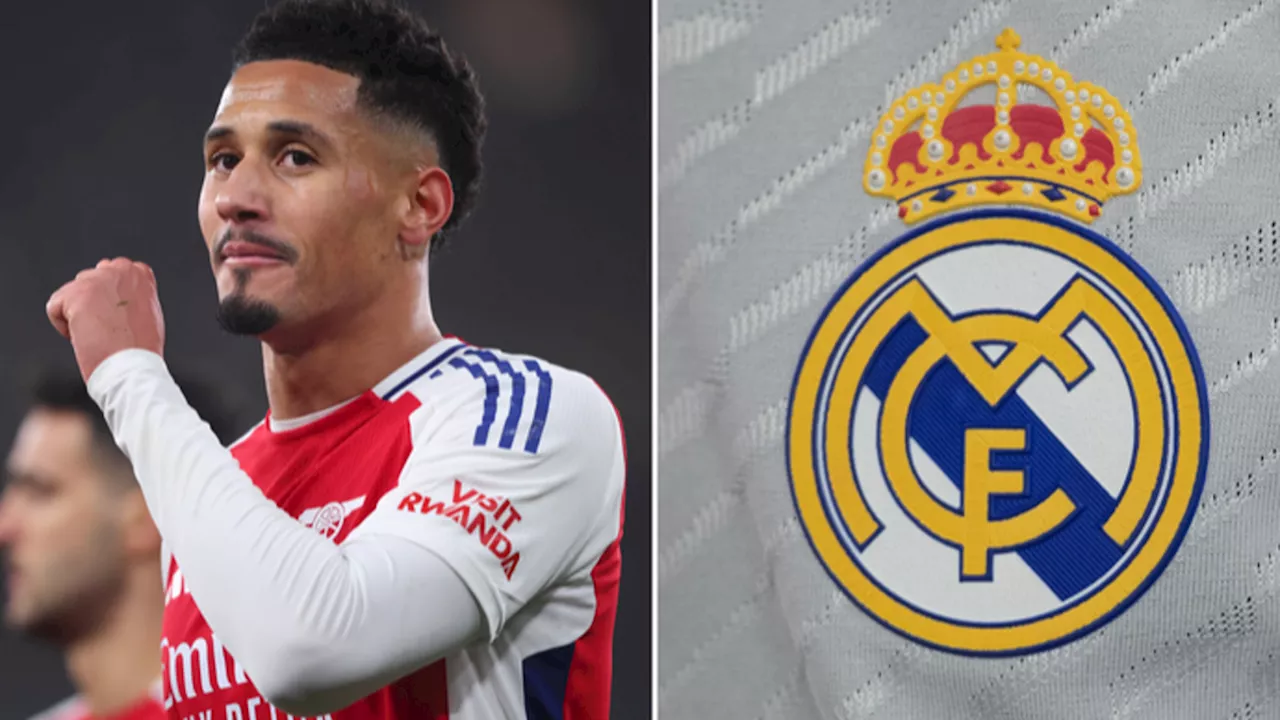 William Saliba's camp 'respond' to Real Madrid interest as Arsenal braced for world record bid