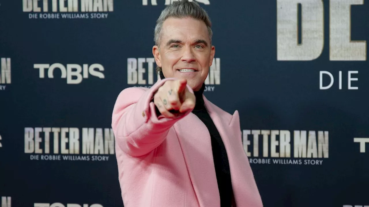 Robbie Williams als Affe in seiner Filmbiografie