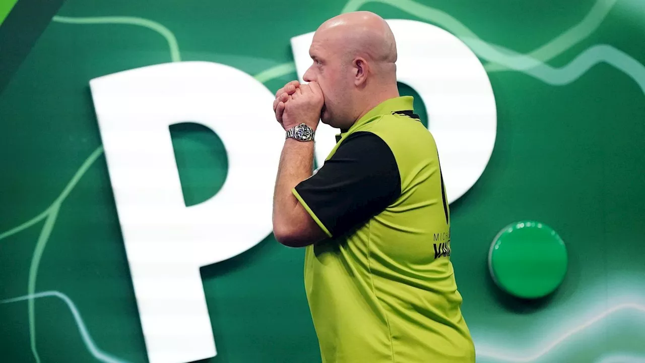 Van Gerwen in Darts-WM-Finale