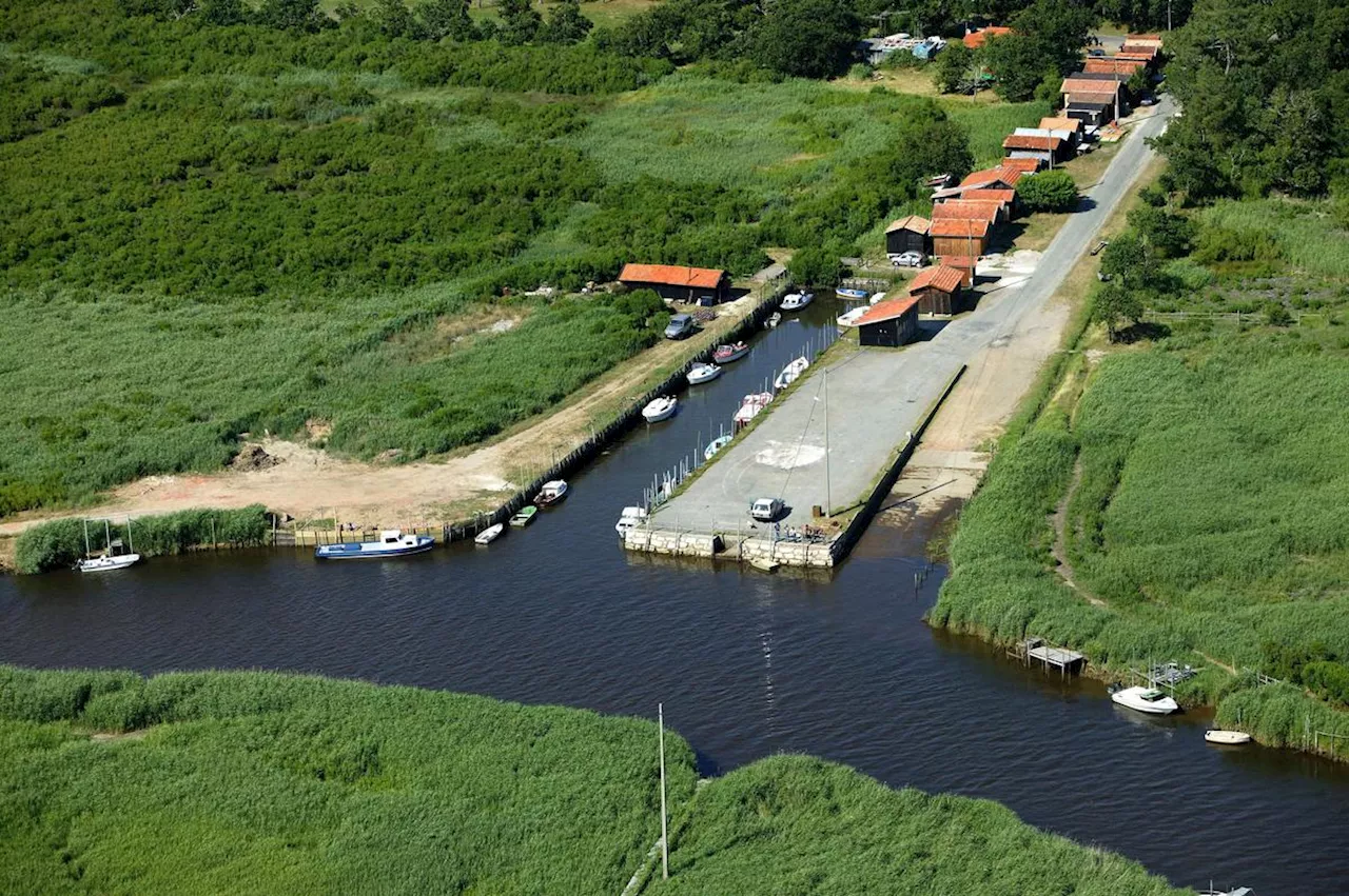 Bassin d’Arcachon : incendie de la cabane du Syndicat mixte des ports à Biganos