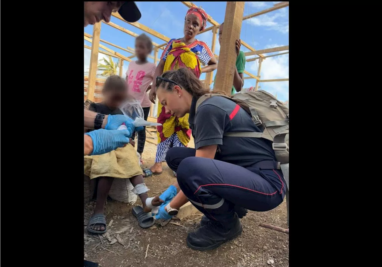 Pompiers de Dordogne à Mayotte après le cyclone Chido