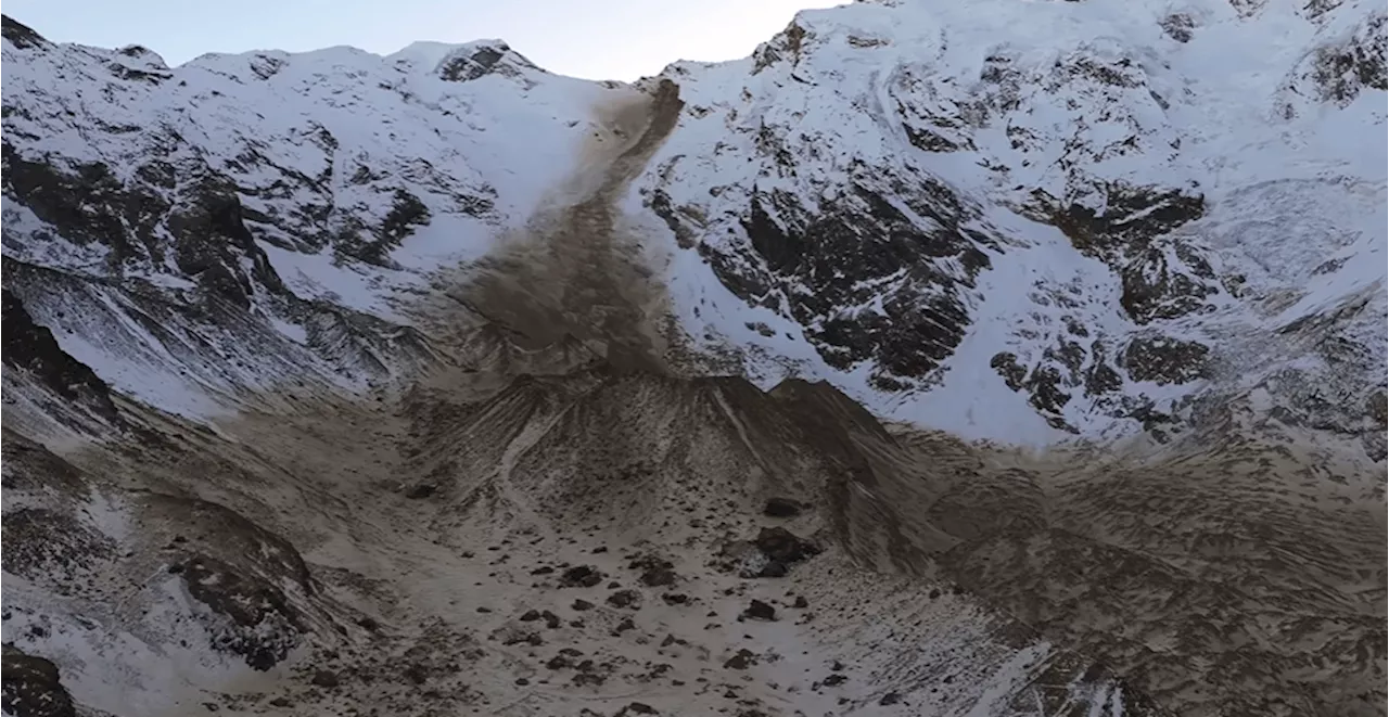 Gesteinsbrocken stürzt auf Monte Rosa - Bergretter warnt vor Gefahren