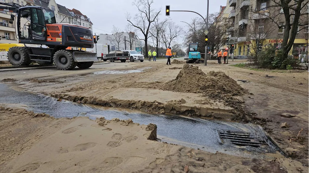 Nach Wasserrohrbruch an Silvester: Seestraße in Berlin-Wedding wieder freigegeben