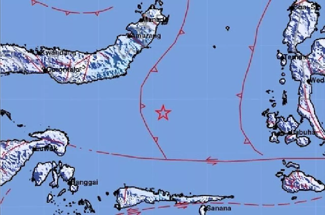 Gempa Tektonik M4,9 Guncang Teluk Tomini, Sulut