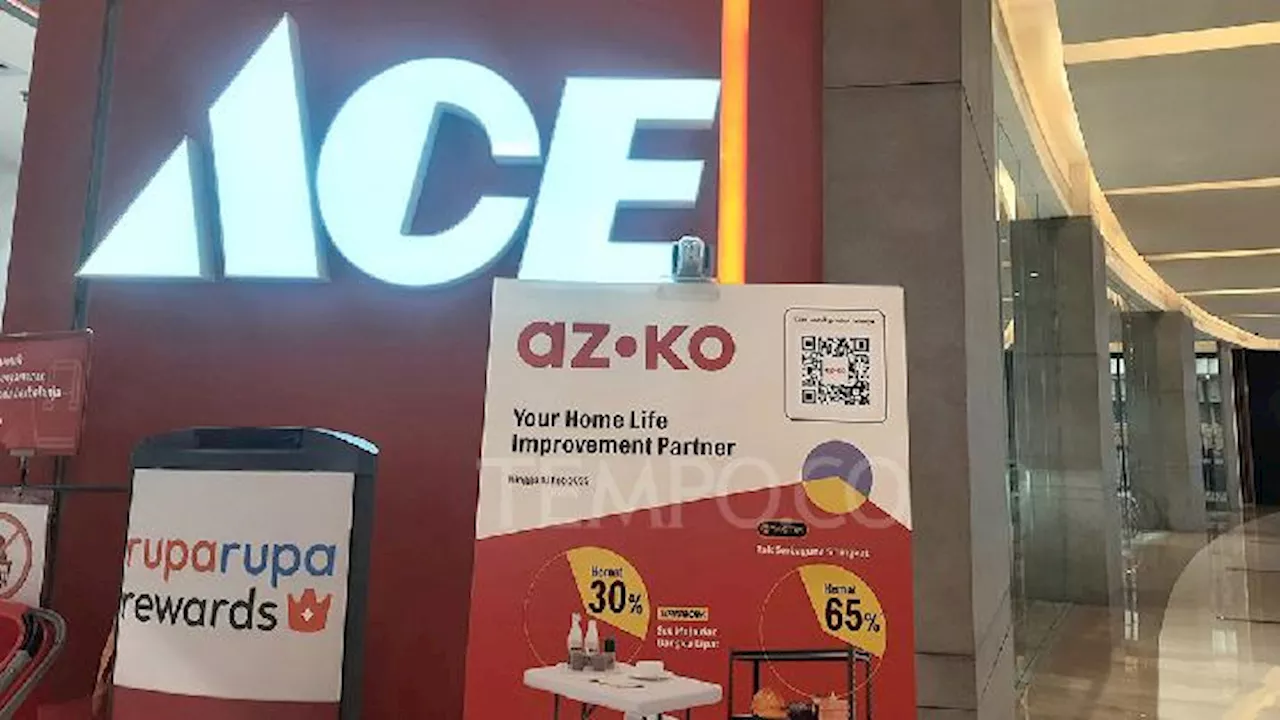 Pergantian Nama Merek ACE Hardware Menjadi AZKO Tidak Berdampak Signifikan