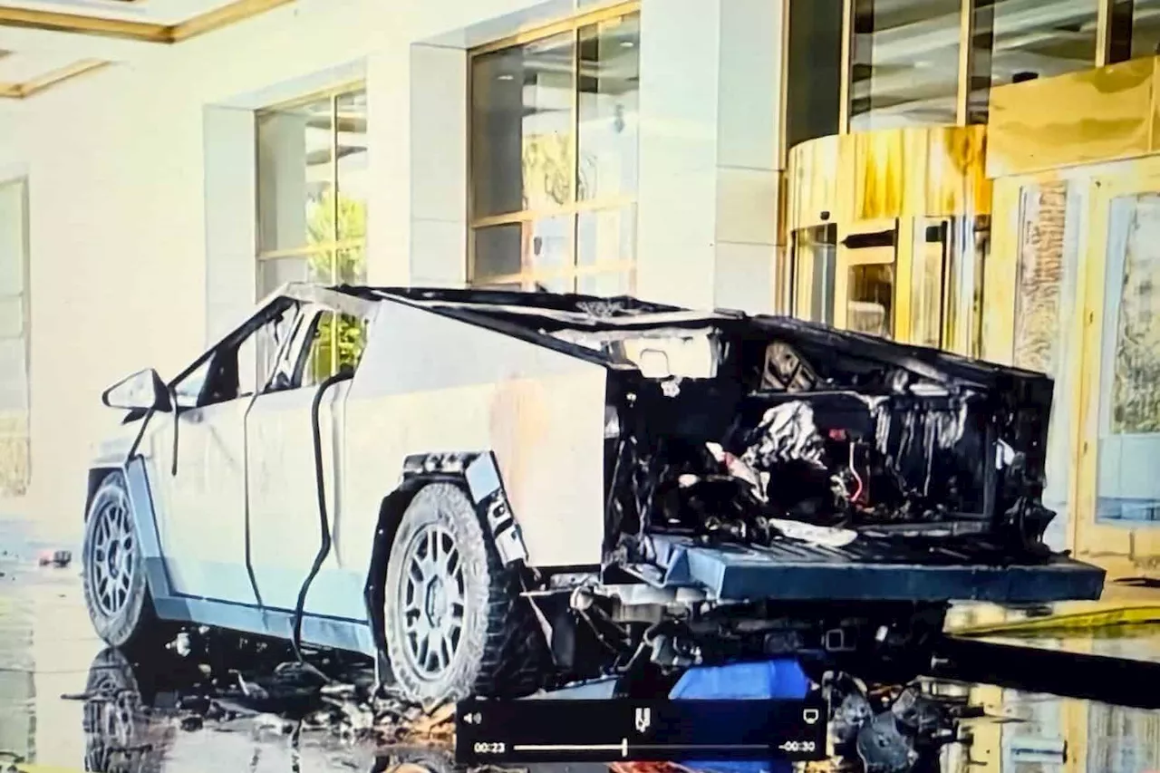 Tesla Cybertruck Explodes Outside Trump Hotel in Las Vegas, Leaving One Dead