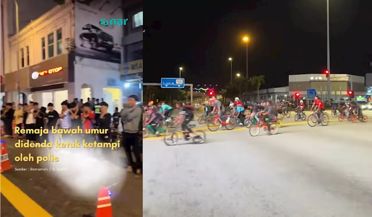 Viral Video Shows Malaysian Police Punishing Teen Cyclists with 'Ear Squats'