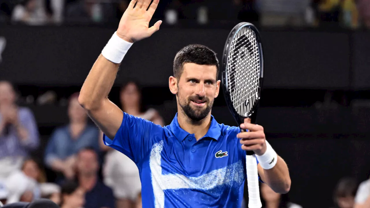 Novak Djokovic Remains Unbeaten Against Gael Monfils in Brisbane