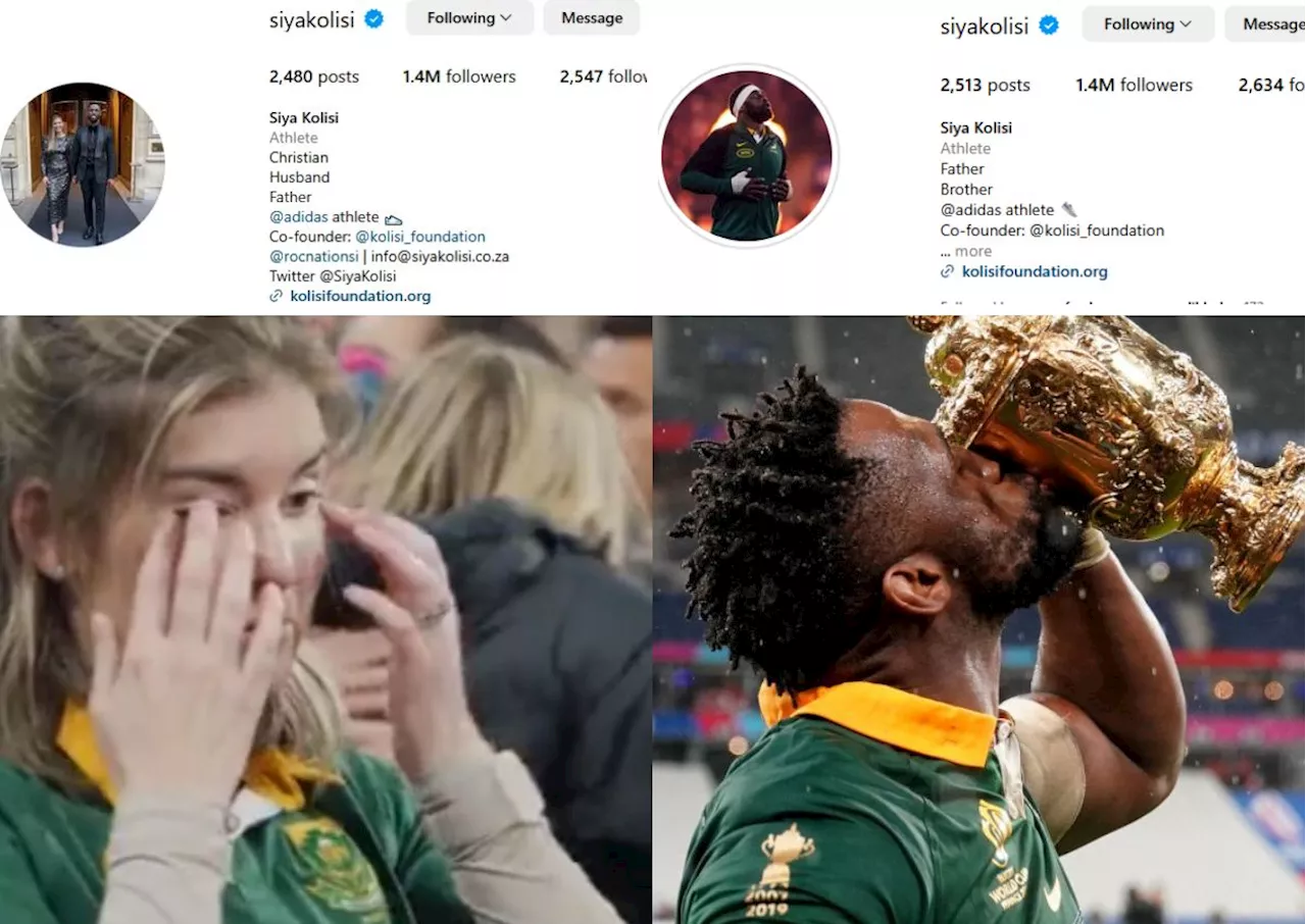 Siya Kolisi Removes Rachel From IG, 'Husband' Title