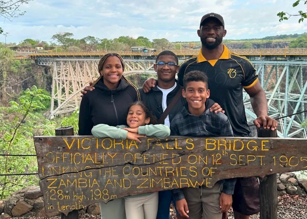 Siya Kolisi's Family Vacation in Zimbabwe Sparks Speculation About Rachel's Absence