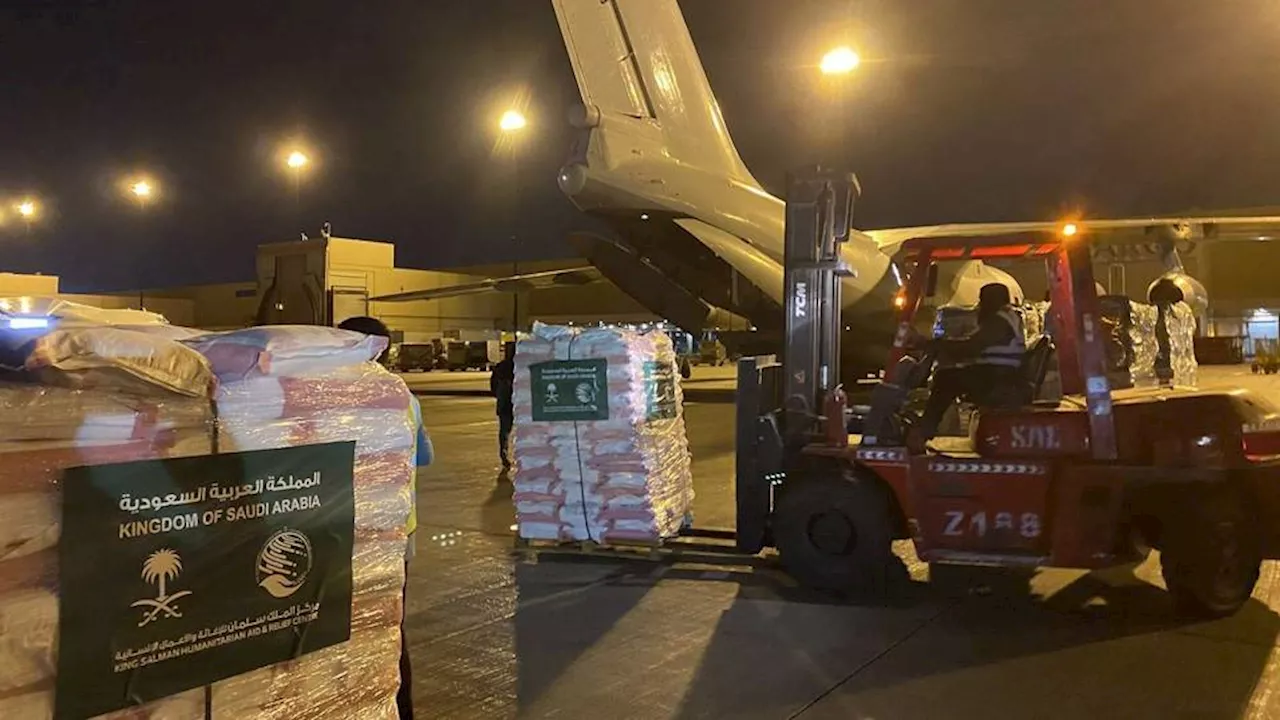 Saudi Arabia sends more aid to Syria amid relief airlift