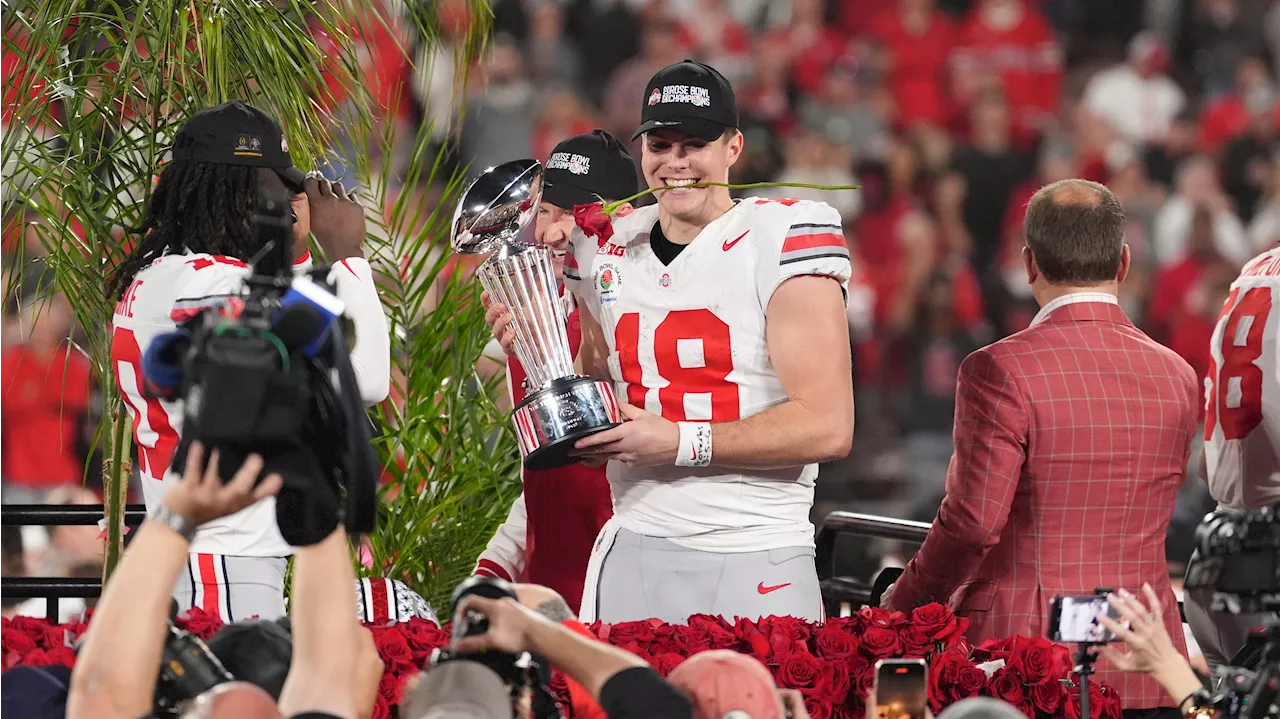 Ohio State's Howard Leads Buckeyes Past Oregon in Rose Bowl