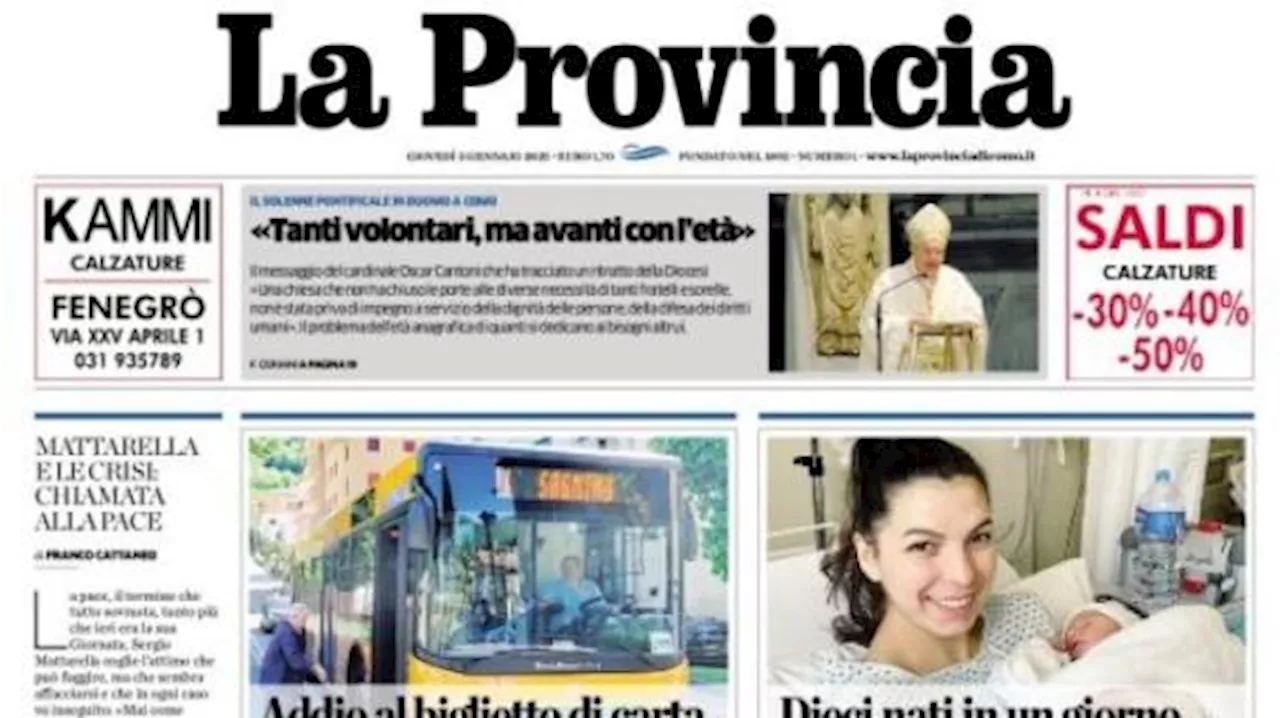 La Provincia di Como titola oggi: 'Como su Diao, baby talento per Cesc'