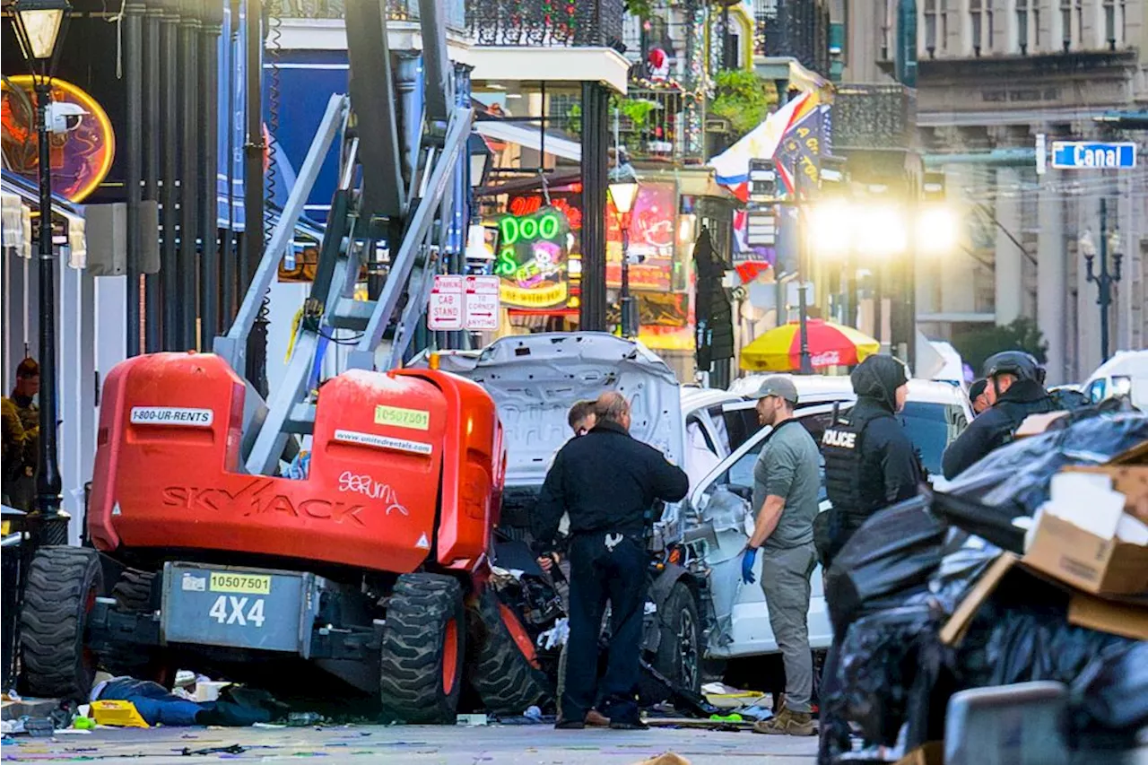 15 maut trak rempuh orang ramai di New Orleans